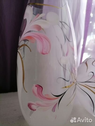 Ваза для цветов стекло, Словакия