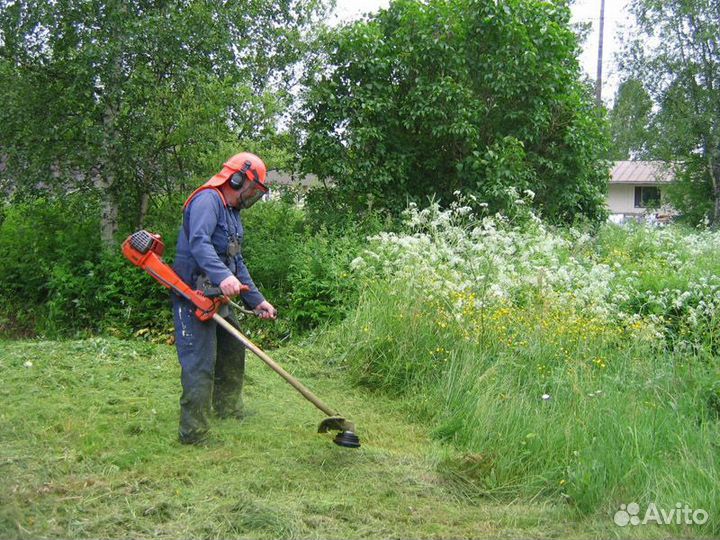 Покос травы любой сложности.Покос бурьяна