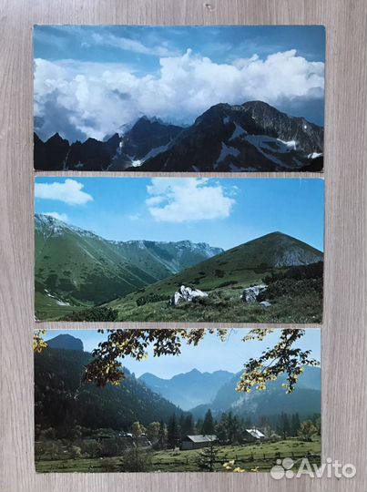 Открытки “Поэзия Татры”. Чехословакия