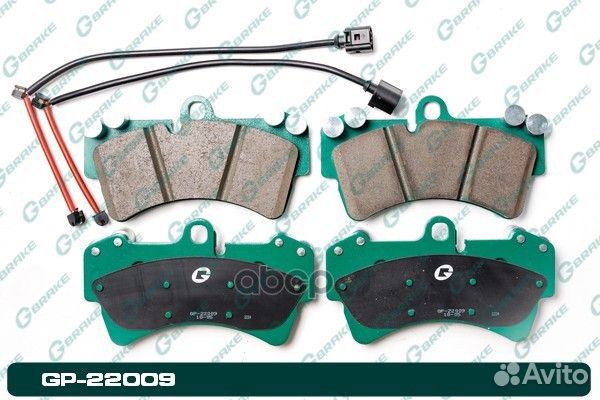 Колодки G-brake GP-22009 GP-22009 gbrake