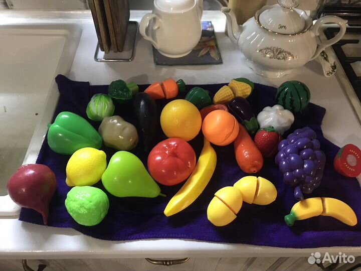Овощи фрукты игрушки