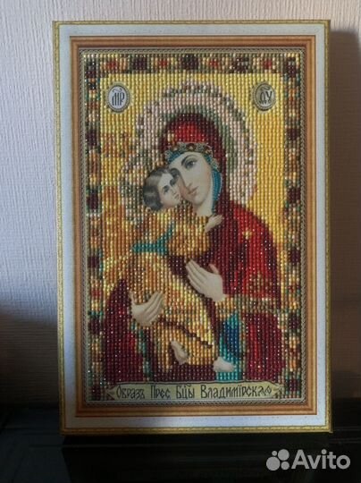 Алмазная мозаика готовая икона