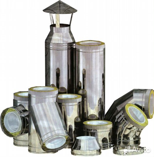 Сэндвич дымоходы любой размер