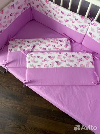 Бортики в кроватку новые