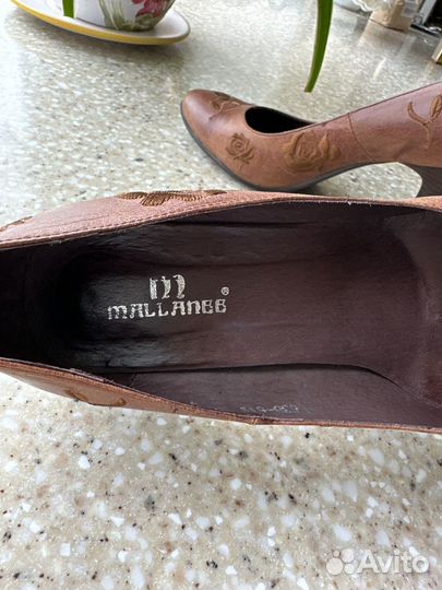 Туфли женские натуральная кожа размер 38