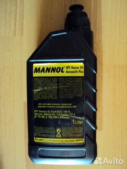 Made in Germany. Масло Mannol ATF dexron 3, орига