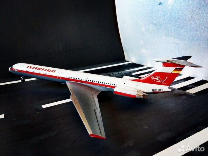 Модели самолётов Ил-62, Ил-18, Ту-134 в 1:144