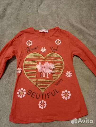 Вещи пакетом для девочки 104-110