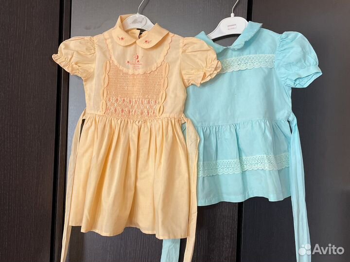 Платья детские СССР 92 98 104 куртки