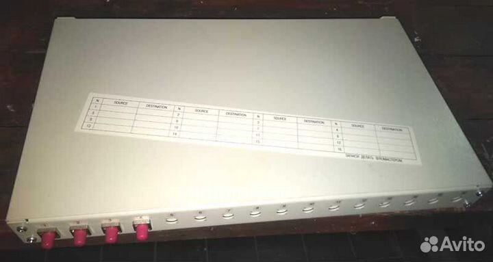 Кросс оптоволоконный (разъемы FC)