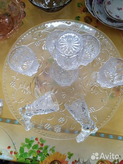 Стопочки из хрусталя СССР