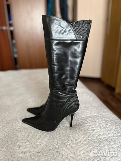 Сапоги кожаные новые женские 38