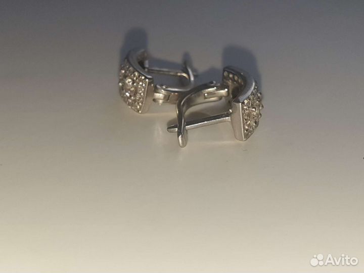 Серьги с бриллиантами Эпл. Якутские бриллианты