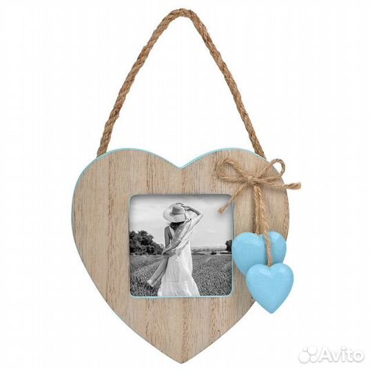 Фоторамка qwerty сердце 145х220х25мм мдф