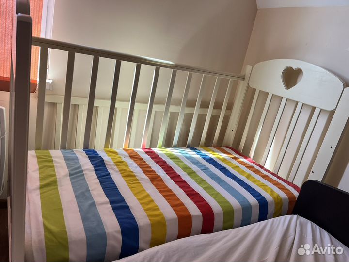 Детская кровать до 3 лет 120х60