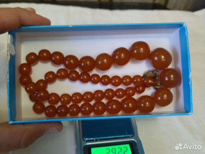 Бусы янтарь СССР