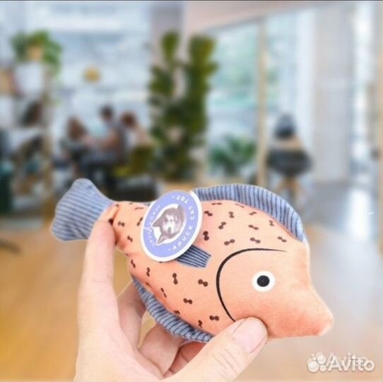 Рыбки для кошек и котов с кошачьей мятой