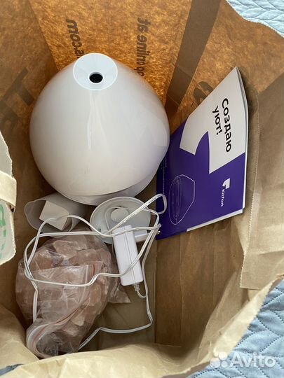 Соляная лампа увлажненитель Kitfort кт-2844