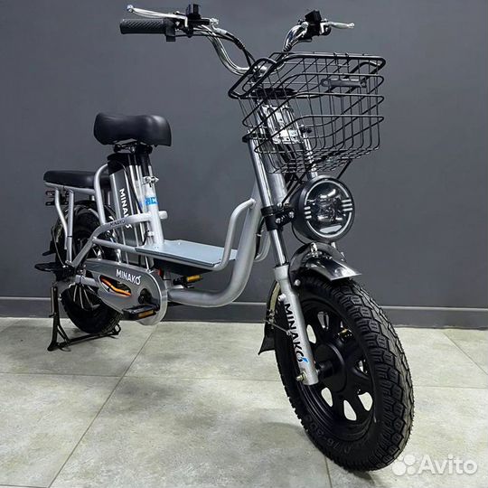 Электровелосипед Minako Monster Gray