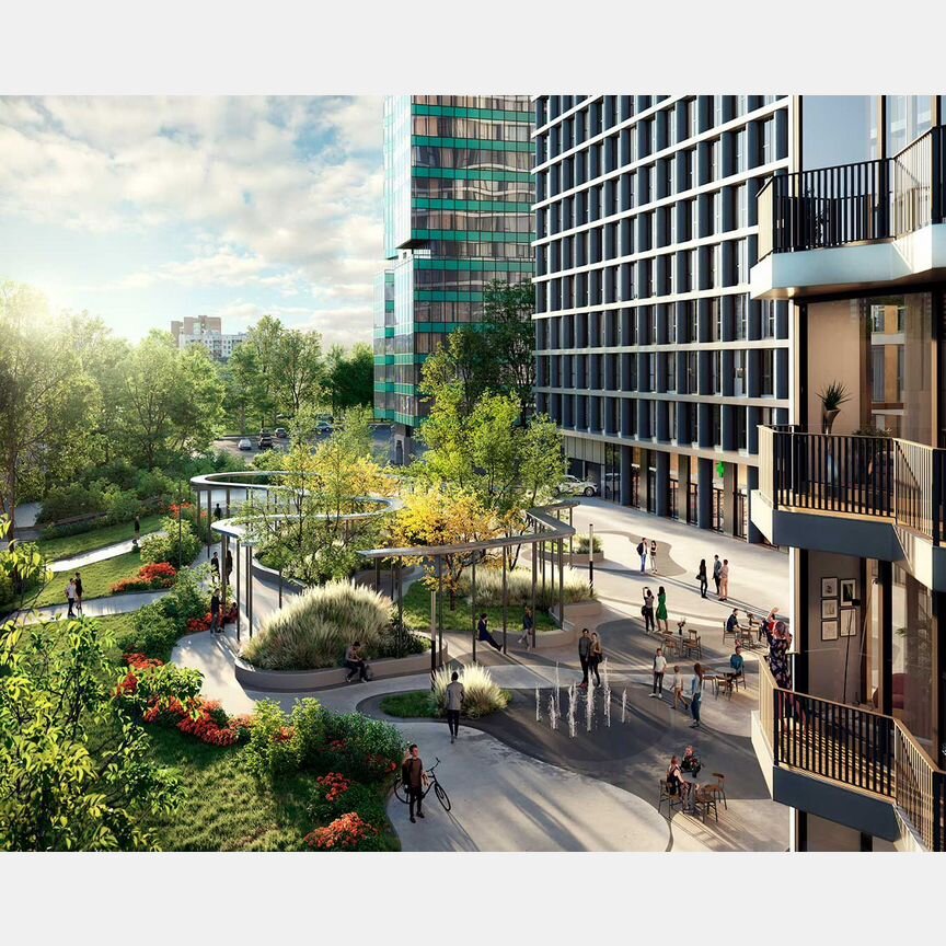 2-к. апартаменты, 71,1 м², 2/29 эт.