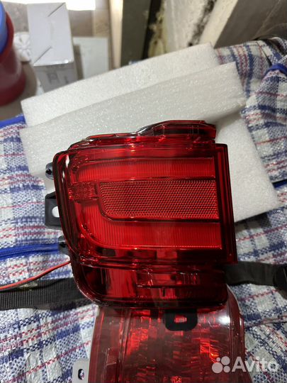 Противотуманные фары toyota land cruiser 200 16+