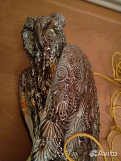 Светильник (ночник) Сова, Филин, винтаж, СССР