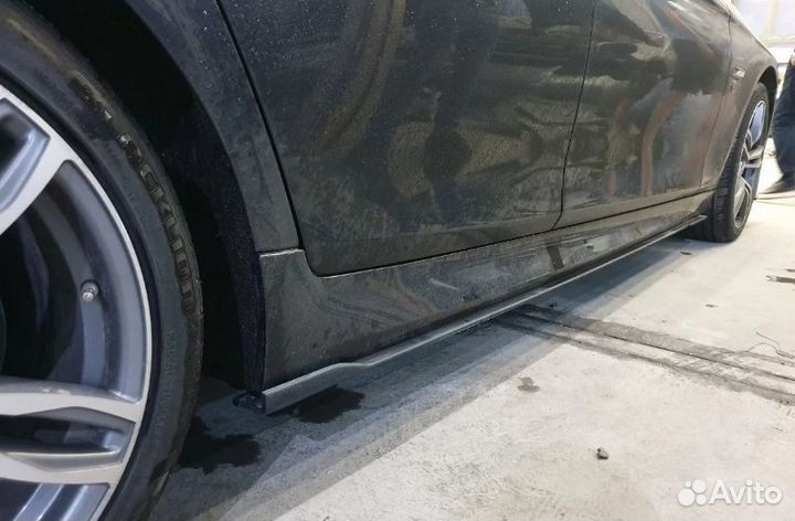 Сплиттера под пороги bmw 5 f10 m стиль