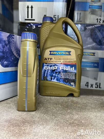 Трансмиссионное масло ravenol ATF 6 HP Fluid