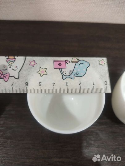 Пиалы рюмки белый фарфор китай