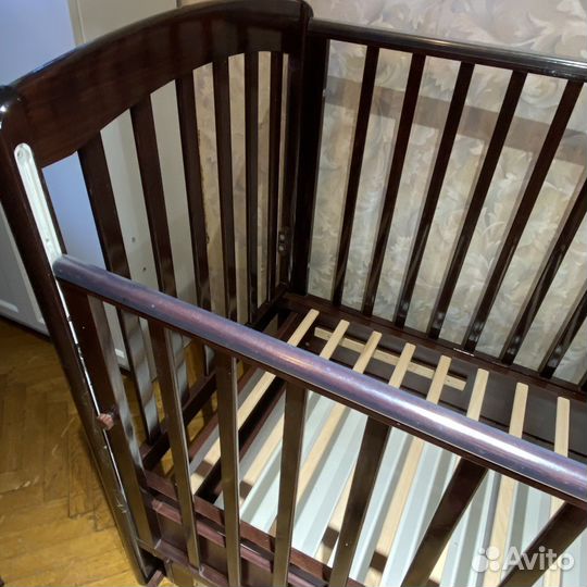 Детская кроватка трансформер гандылян б/у