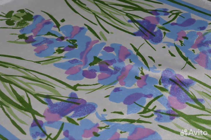 Винтажный шарф Vera США Япония 1960е Акварель