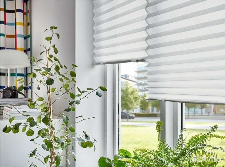 Жалюзи плиссе икеа шоттис 90х190 см