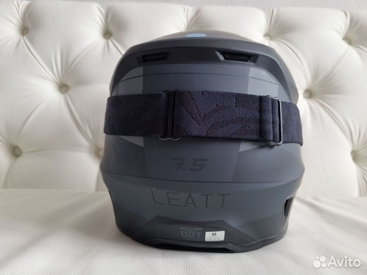 Шлeм Leatt 7.5 + mask goggles 4.5 Black