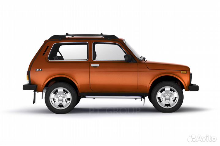 Рейлинги c поперечинами усил LNI551502 LADA Niva