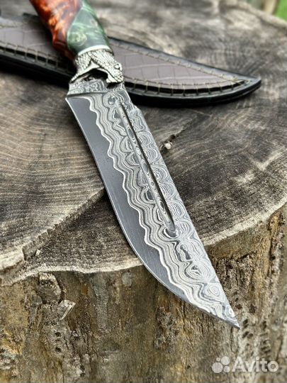 Нож из дамасской стали на подарок