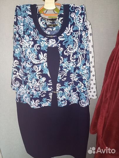 Платье трикотажное женское