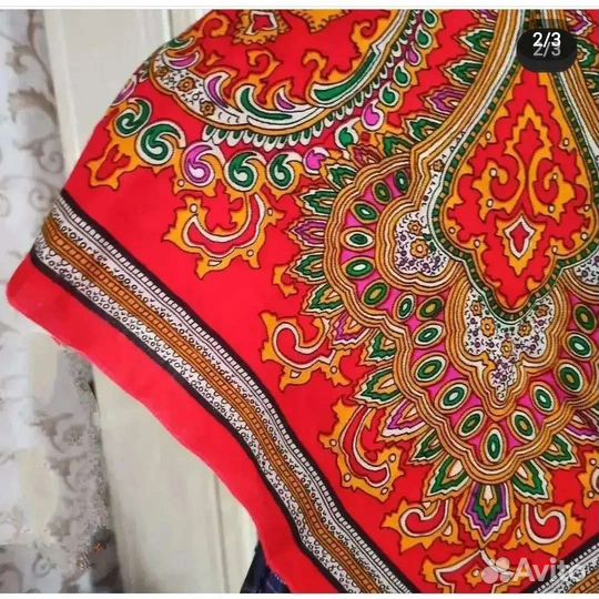 Павлопосадский платок шерсть