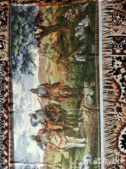 Ковер 3 богатыря, длина 139 ширина 66