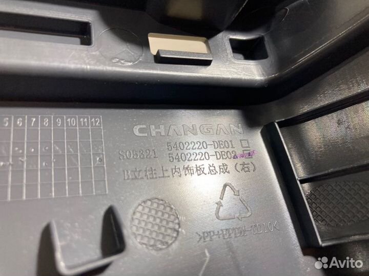 Накладка на стойку кузова правая Changan Uni-V