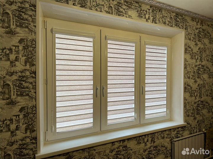 Кассетные рулонные шторы