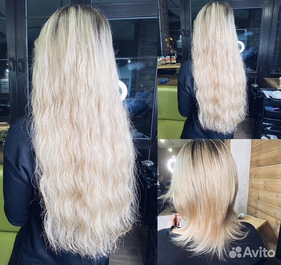 Наращивание волос модель