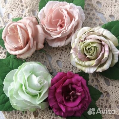 Заколка, резинка для волос, брошь из фоамирана