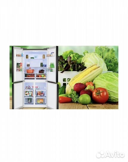 Холодильник hiberg 4х дверный новый