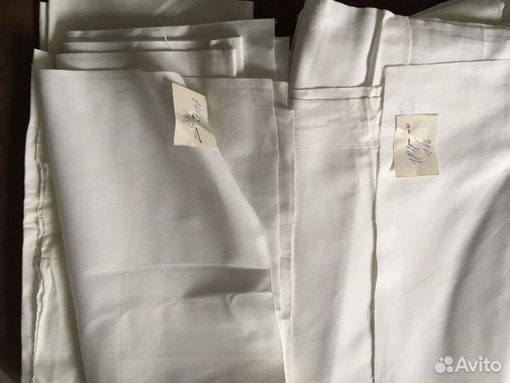 Ткань хлопок натуральный ситец бельевая СССР