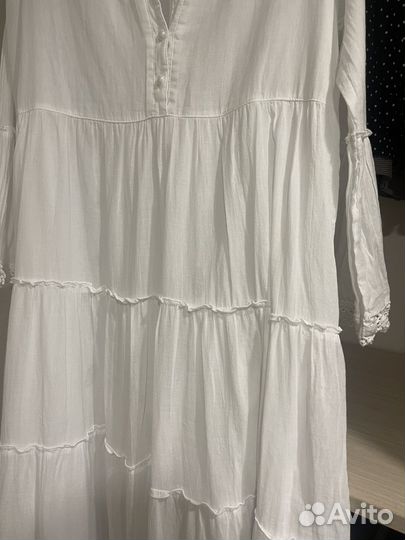 Платье летнее белое