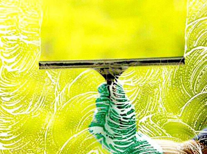 Профессиональная мойка окон роботом, штангой