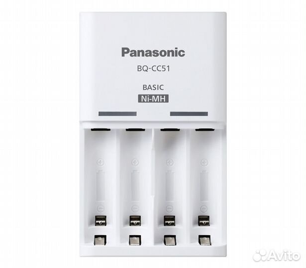 Зарядное устройство Panasonic Basic + 4 шт. Eneloop ааa 800 мАч (K-KJ51MCD04E)