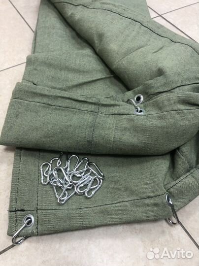 Шторы в гараж (утепленные)с люверсами, брезент