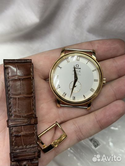 Наручные часы omega co axial gold 39mm