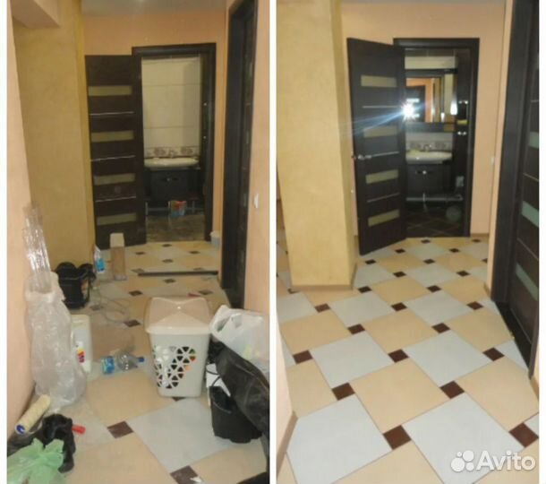 Уборка квартир/ мытье окон/ клининг